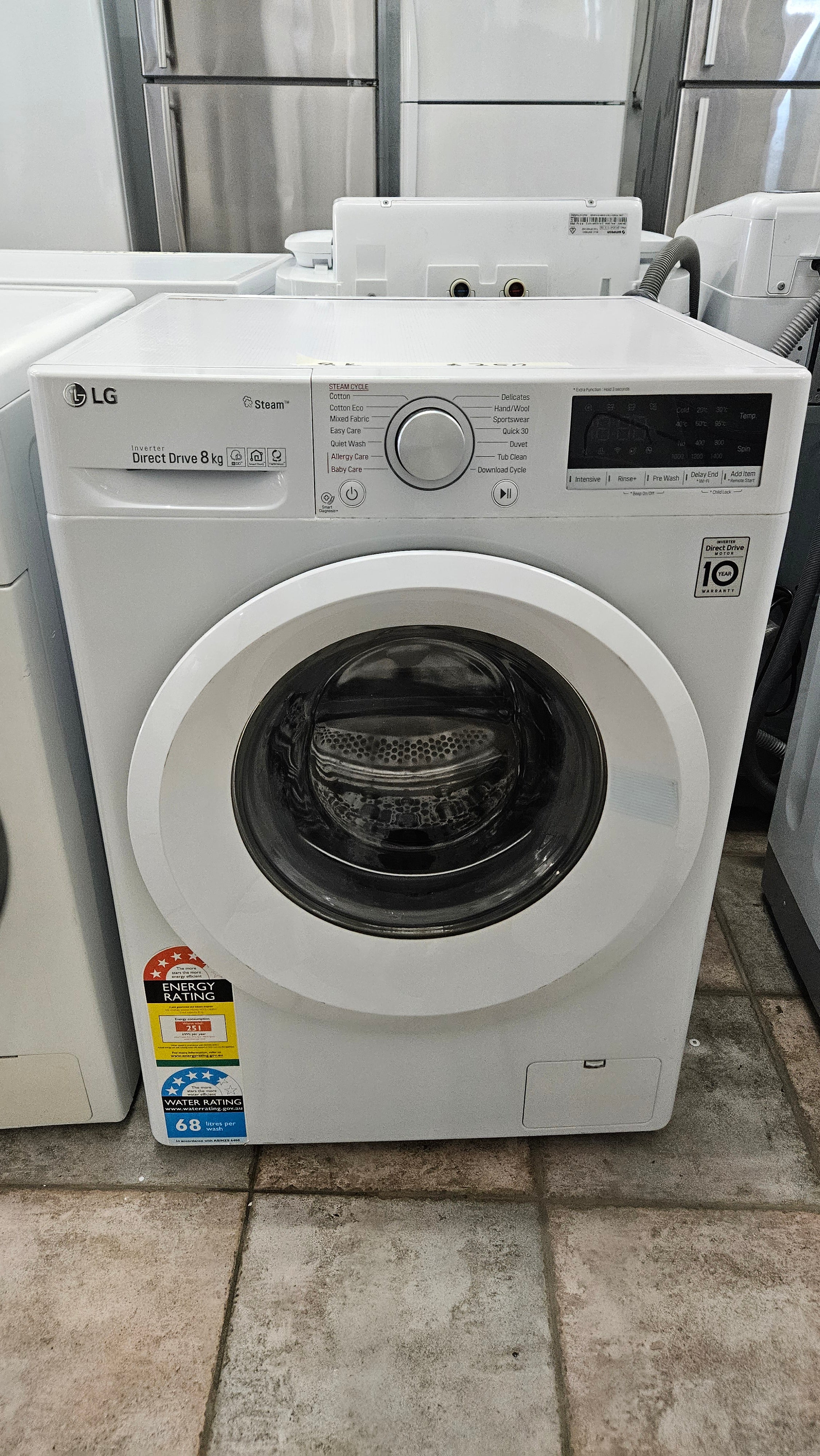 Lg 8k front loader washing machine Cheap World Online
