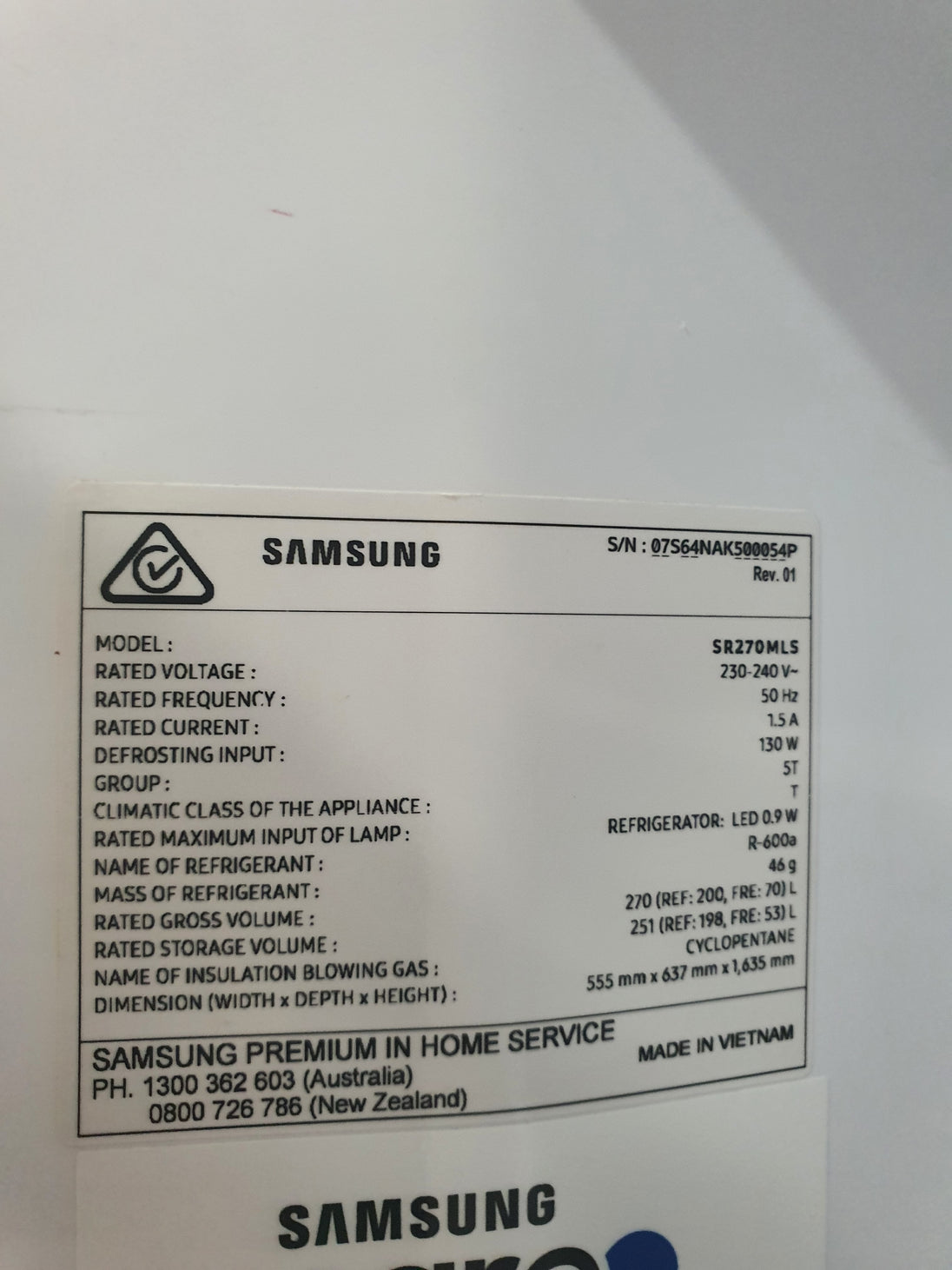 Samsung 270L Refrigerator Cheap World Online