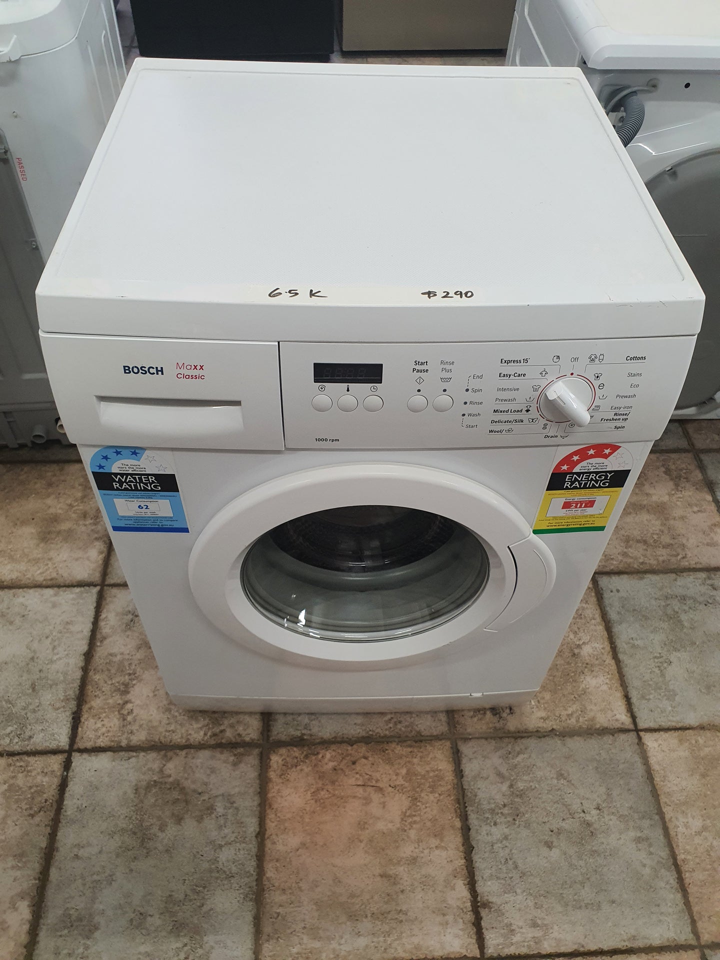 Bosch 6.5kg front loader washing machine Cheap World Online