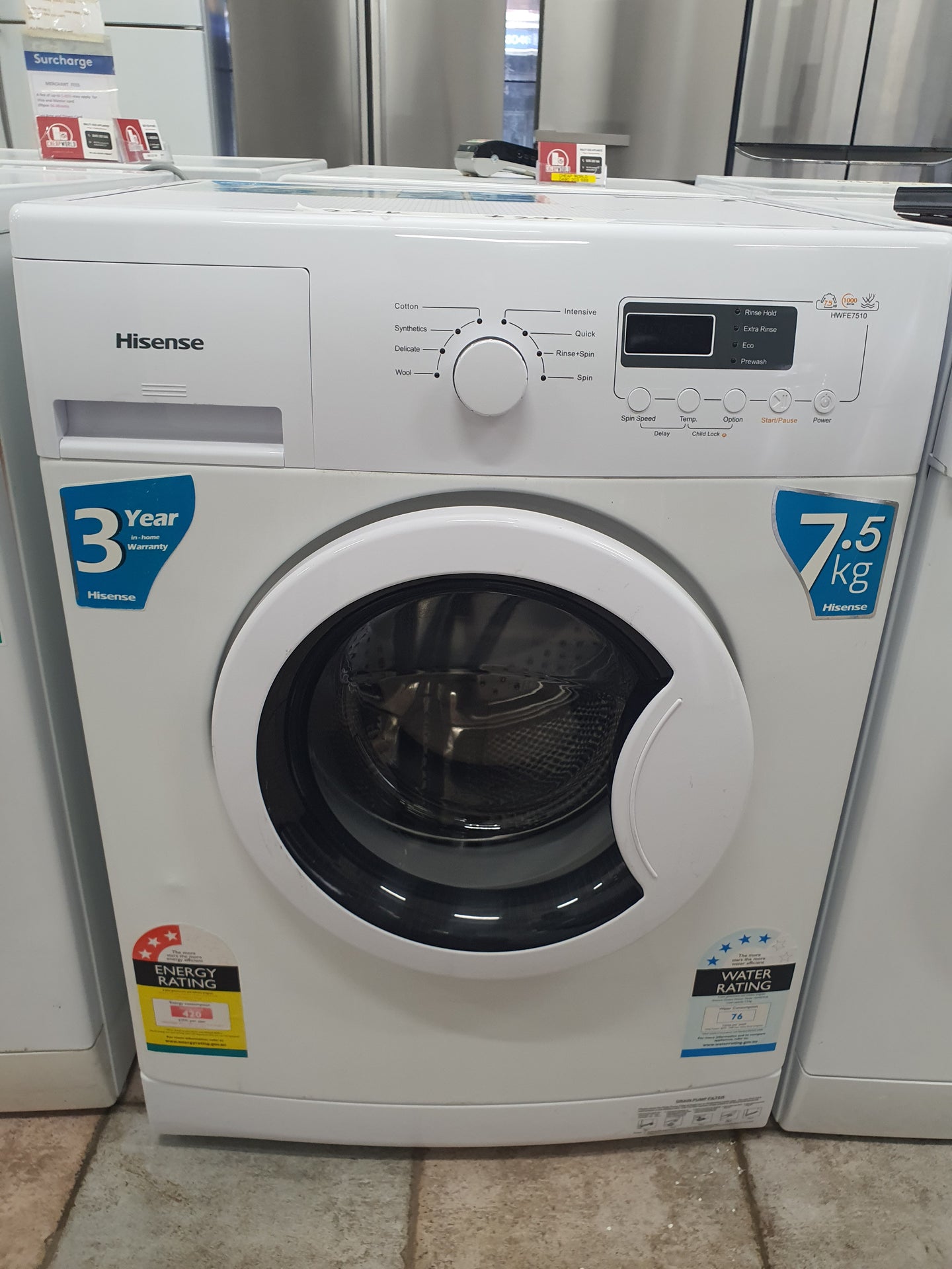 Hisense 7.5k Front loader Cheap World Online