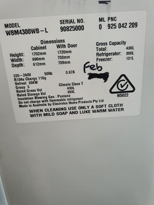 Westinghouse 430L Refrigerator