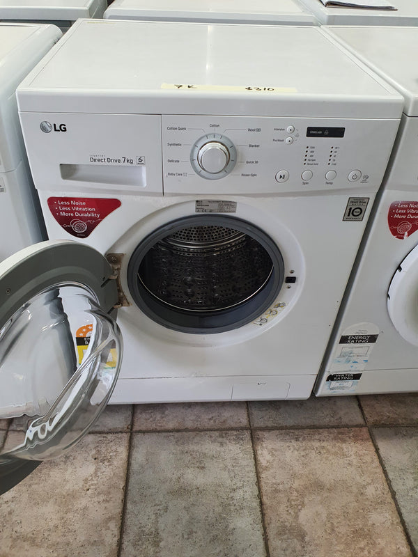 Lg 7kg front loader washing machine