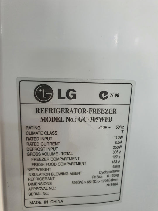LG 305L Refrigerator