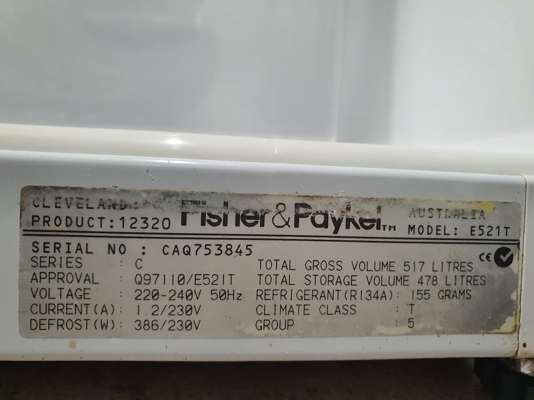 Fisher&Paykel 517L Refrigerator