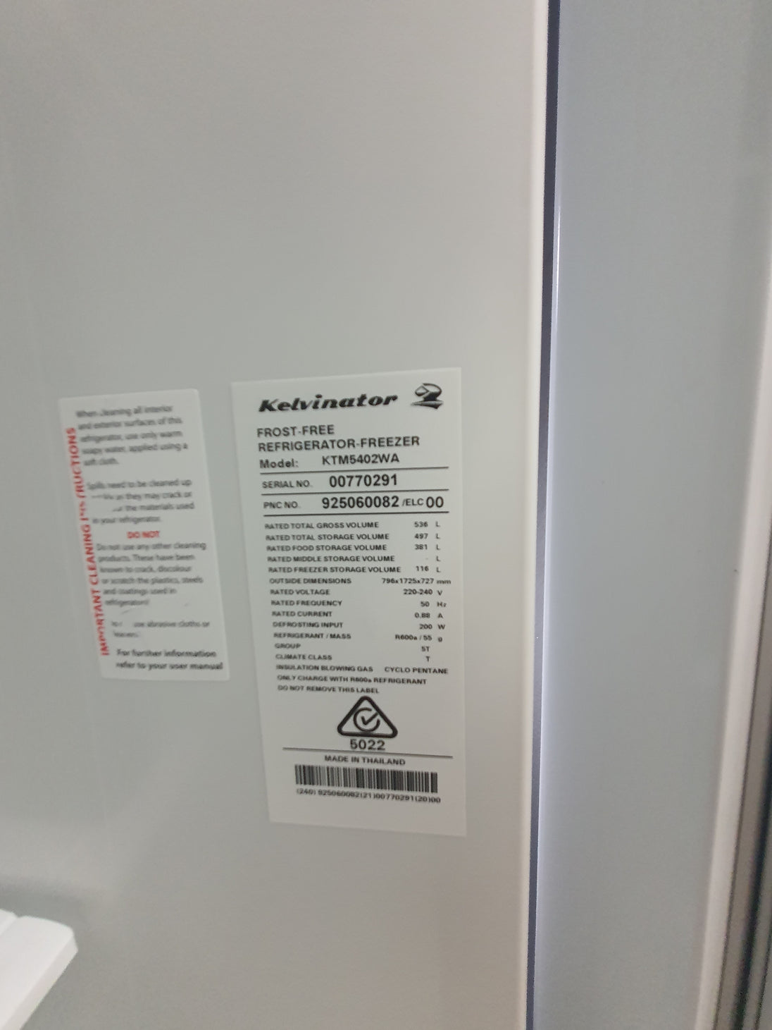 Kelvinator 536L Refrigerator Cheap World Online