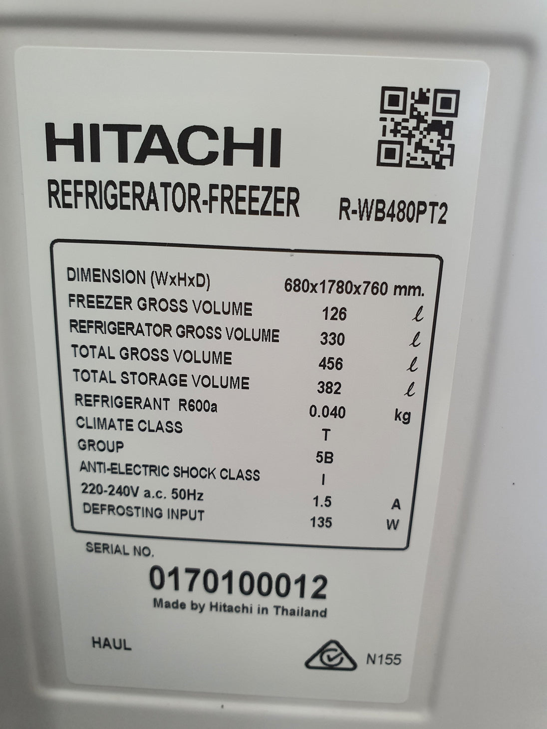 HITACHI 456L French door Refrigerator Cheap World Online