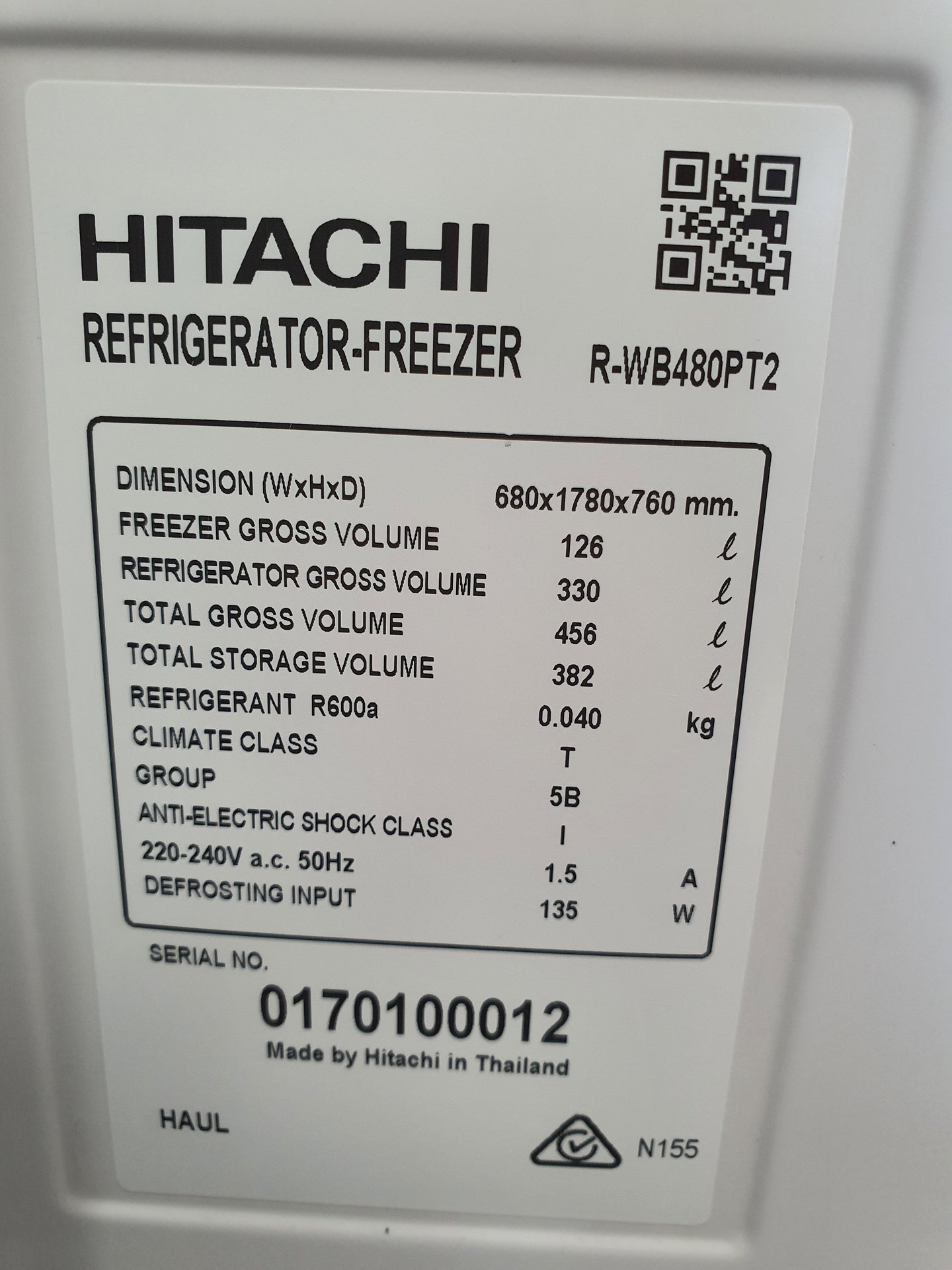 HITACHI 456L French door Refrigerator Cheap World Online
