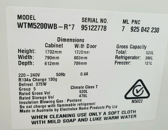 Westinghouse 520L fridge Cheap World Online