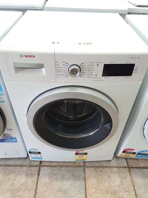 Bosch 8k front loader washing machine Cheap World Online