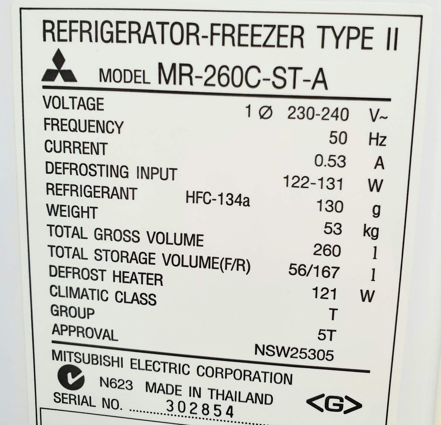 Mitsubishi 260L fridge Cheap World Online