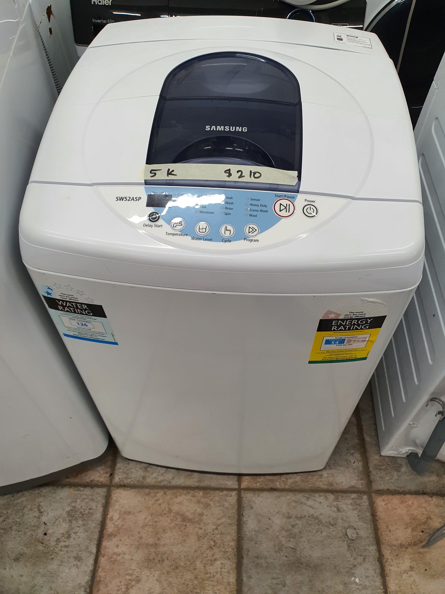 Samsung 5 kg toploader washing machine Cheap World Online