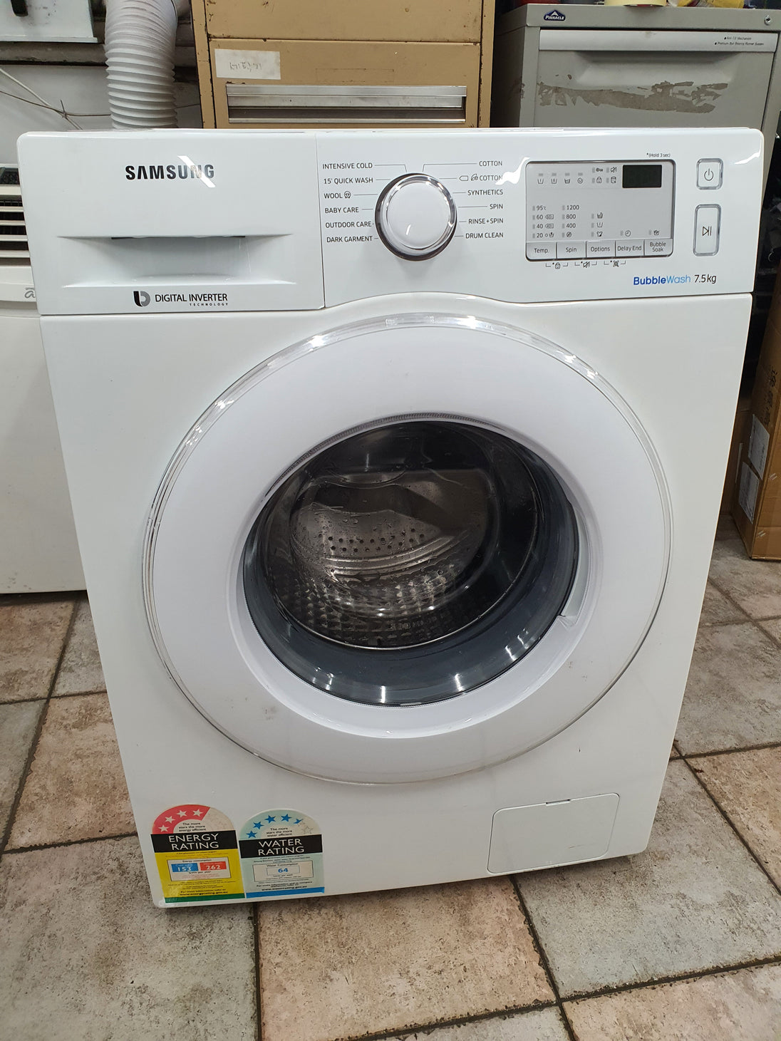 Samsung 7.5 kg front loader washing machine Cheap World Online