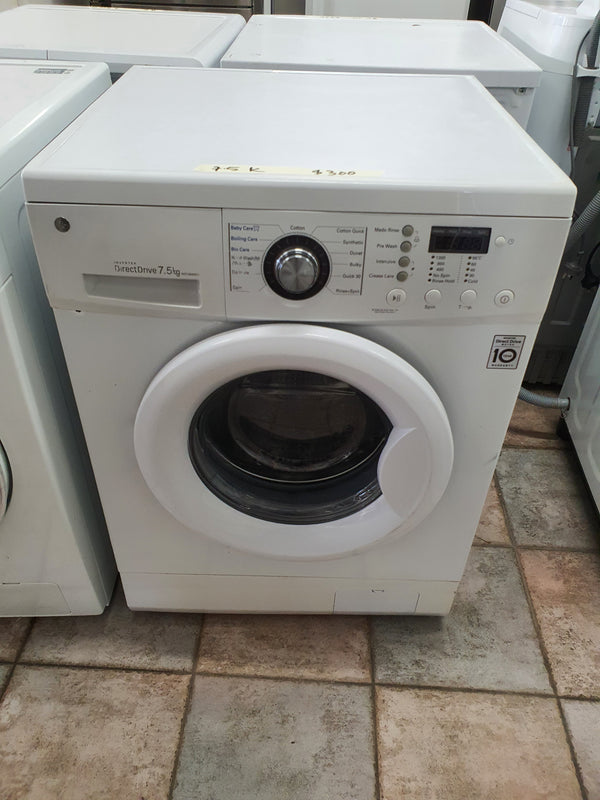 LG 7.5k front loader washing machine Cheap World Online