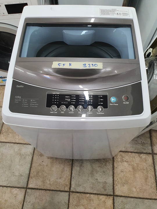 Esatto 5.5k kg top loader washing machine Cheap World Online
