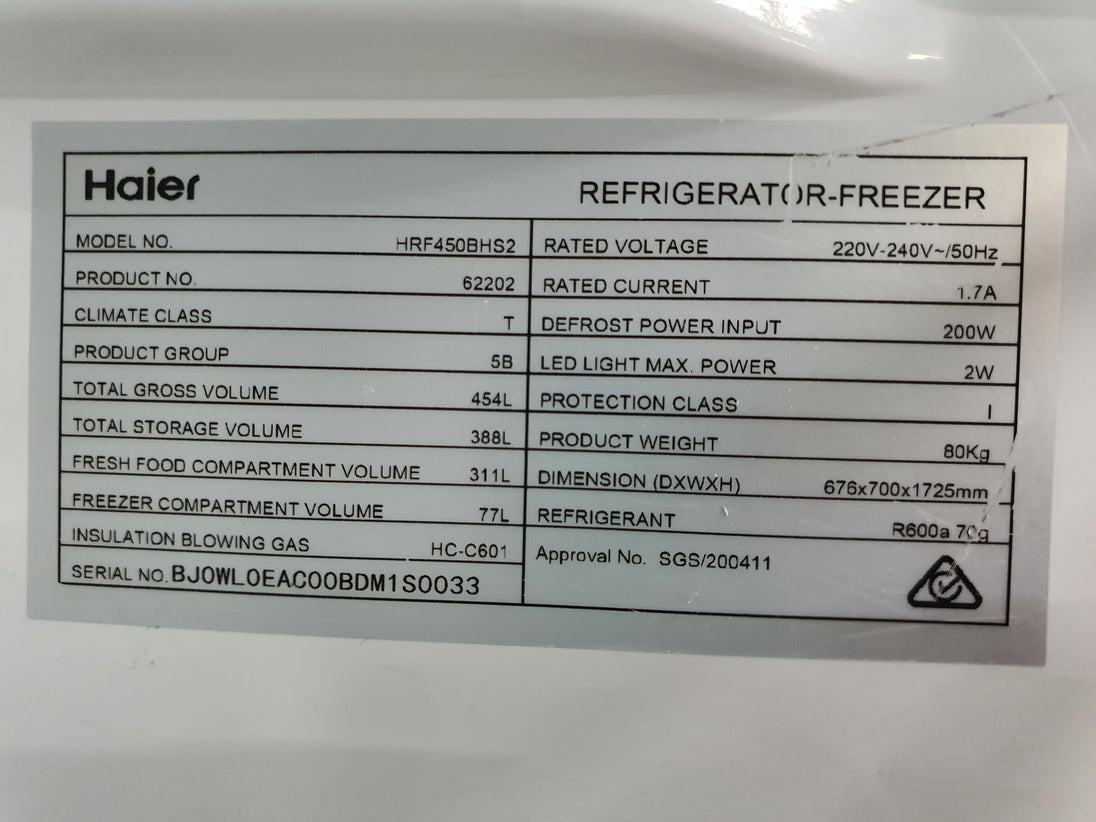 Haier 454L Refrigerator Cheap World Online