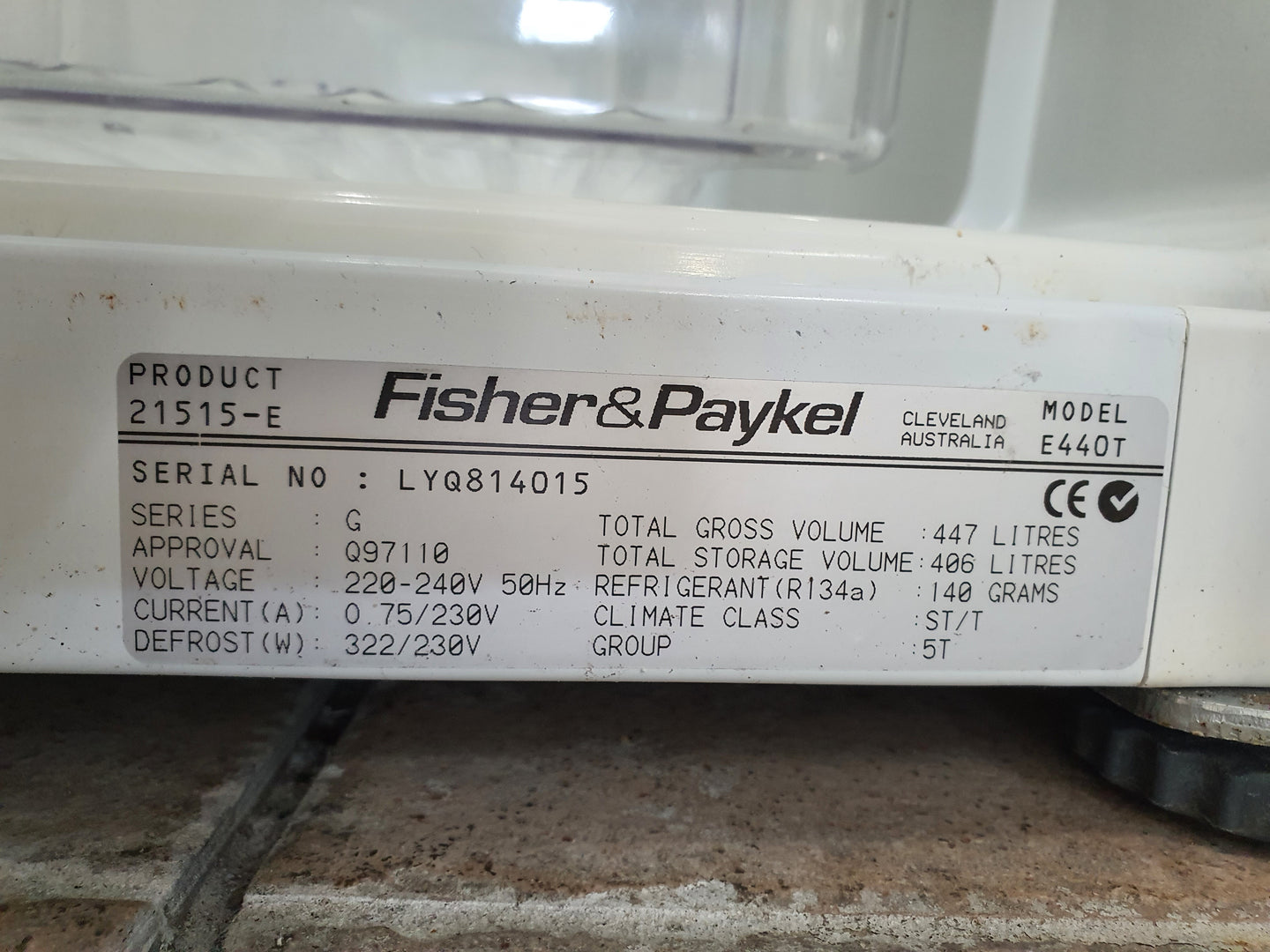 Fisher&Paykel 447L Refrigerator Cheap World Online