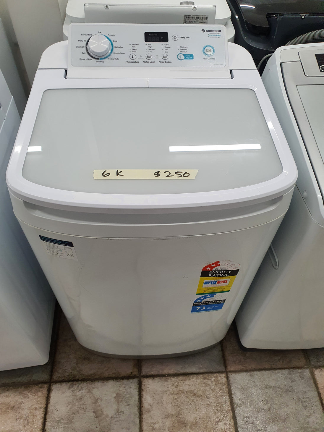 Simpson 6kg toploader washing machine Cheap World Online