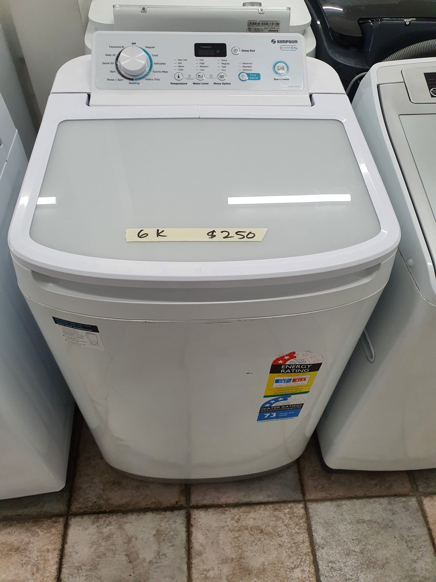 Simpson 6kg toploader washing machine Cheap World Online