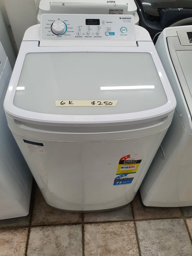 Simpson 6kg toploader washing machine Cheap World Online