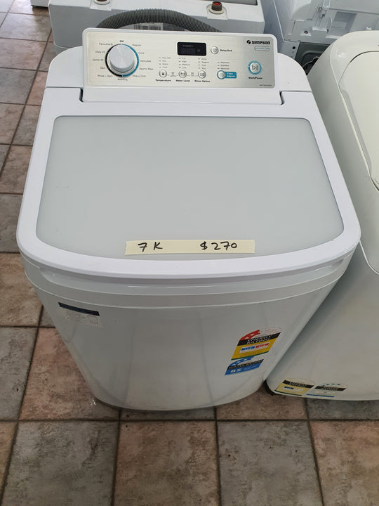 Simpson 7kg toploader washing machine Cheap World Online