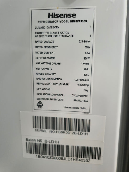 Hisense 436L Refrigerator Cheap World Online