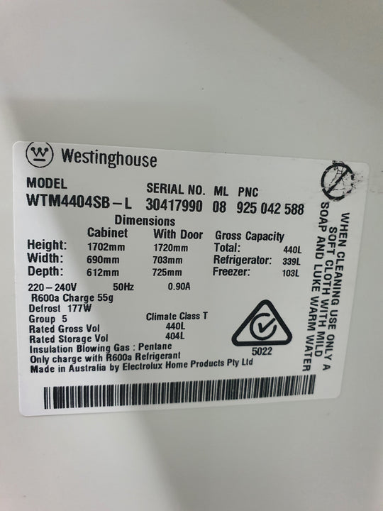 Westinghouse 440L Refrigerator Cheap World Online