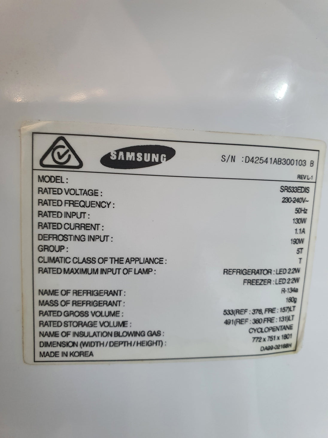 Samsung 533L Refrigerator Cheap World Online