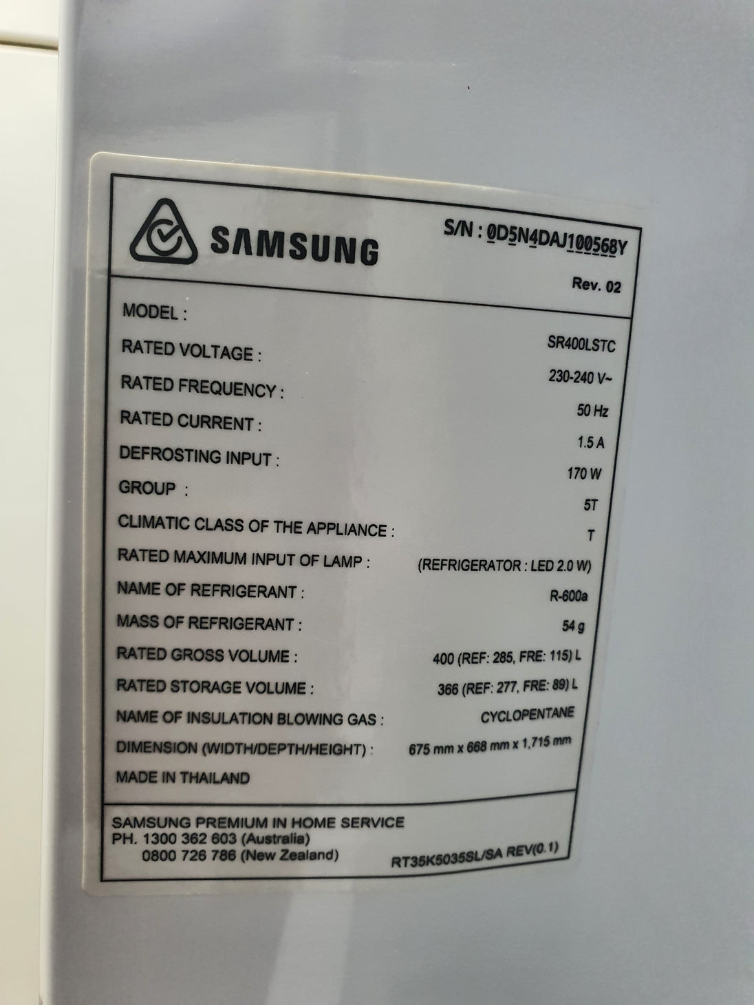 Samsung 400L Refrigerator Cheap World Online