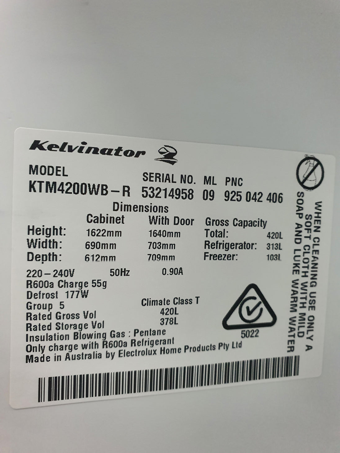 Kelvinator 420L Refrigerator Cheap World Online