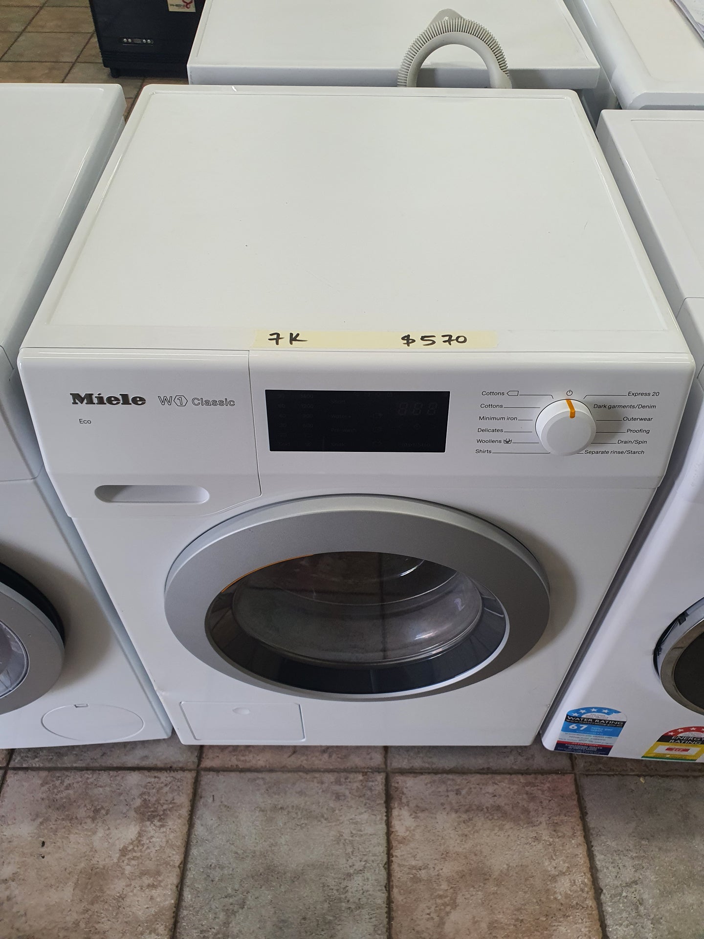 Miele 7 kg front loader washing machine Cheap World Online