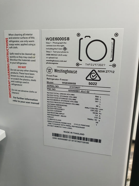 Westinghouse 600l Refrigerator Cheap World Online