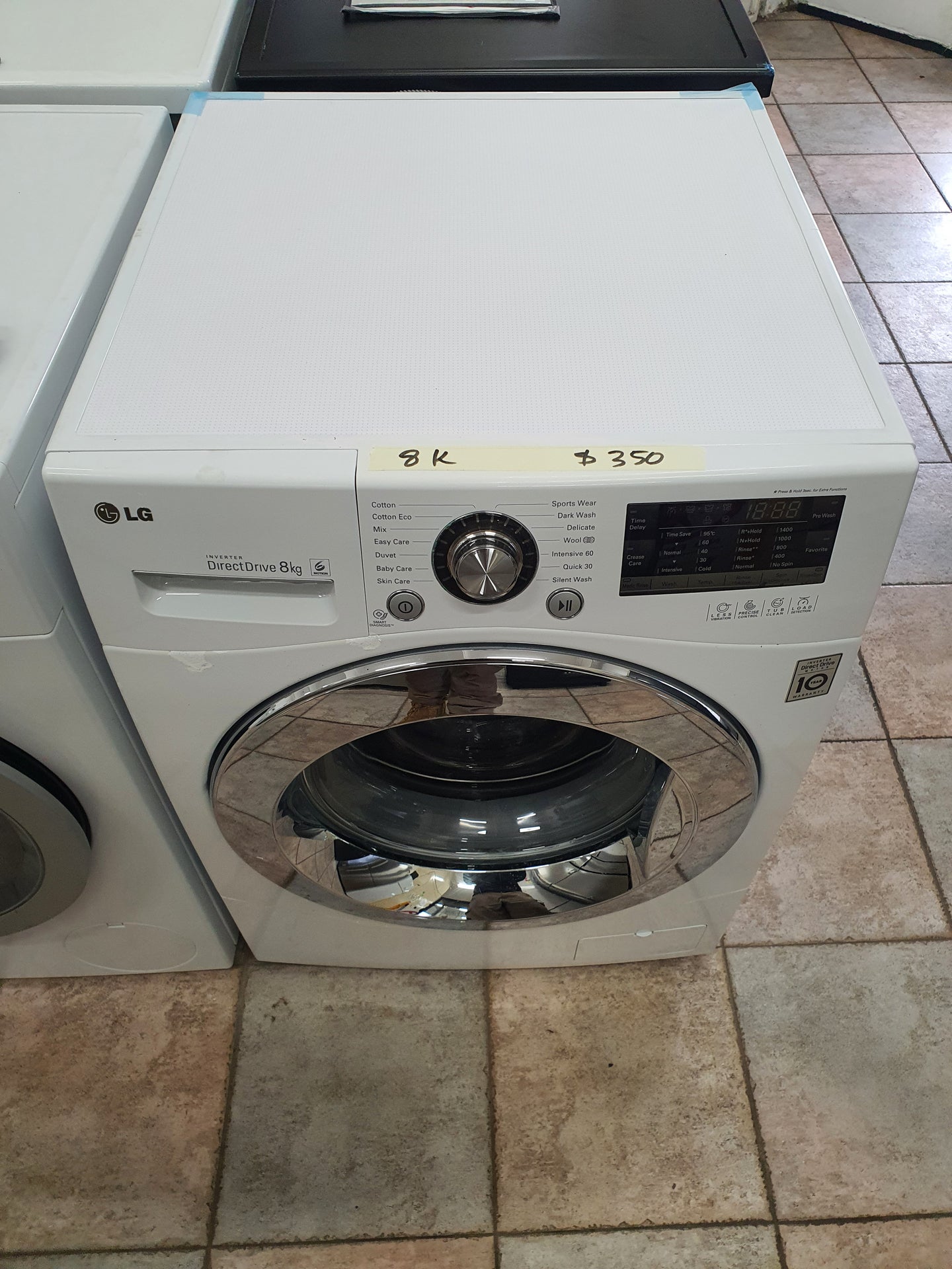LG 8 kg front loader washing machine Cheap World Online
