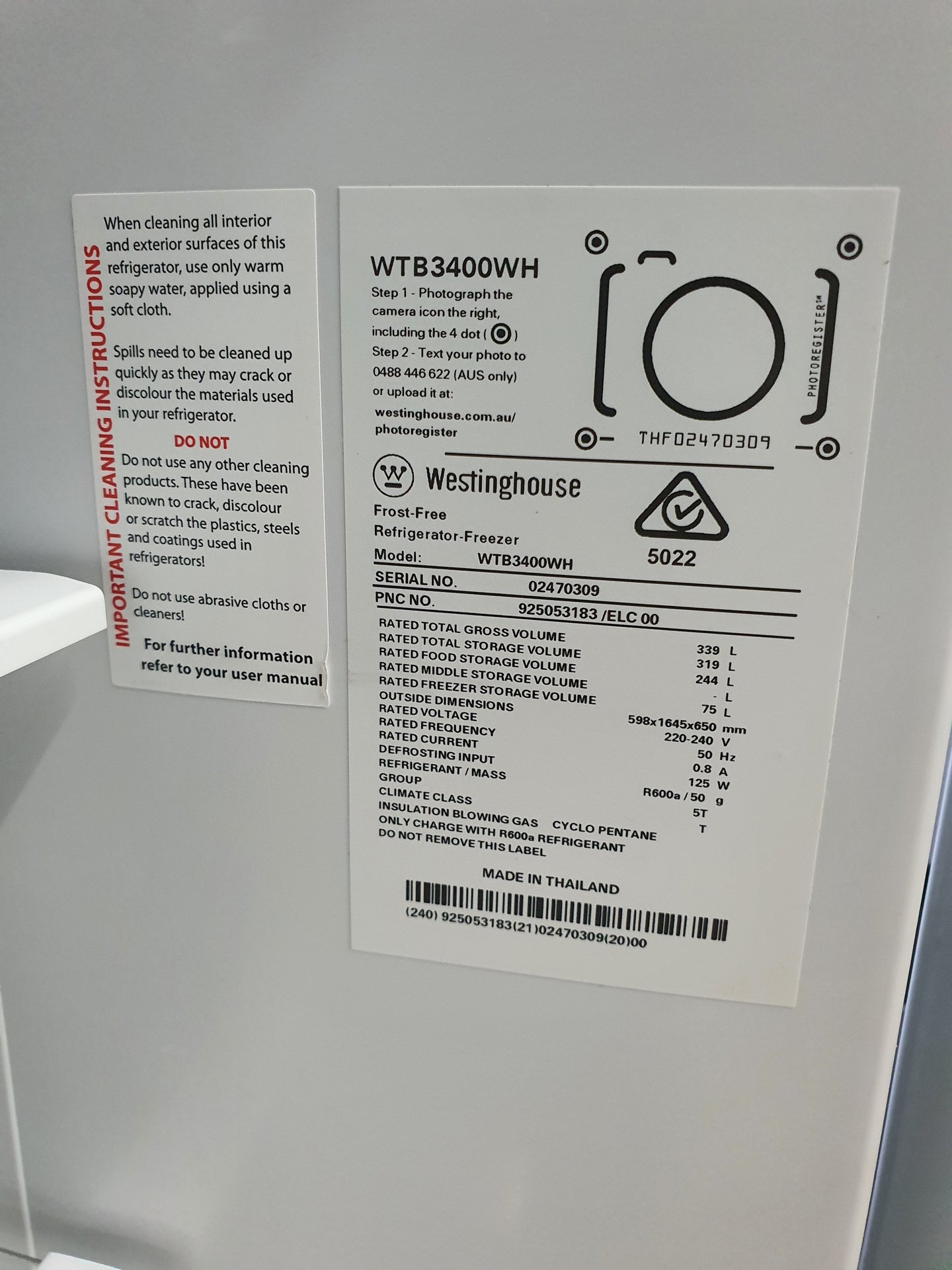 Westinghouse 339L Refrigerator Cheap World Online