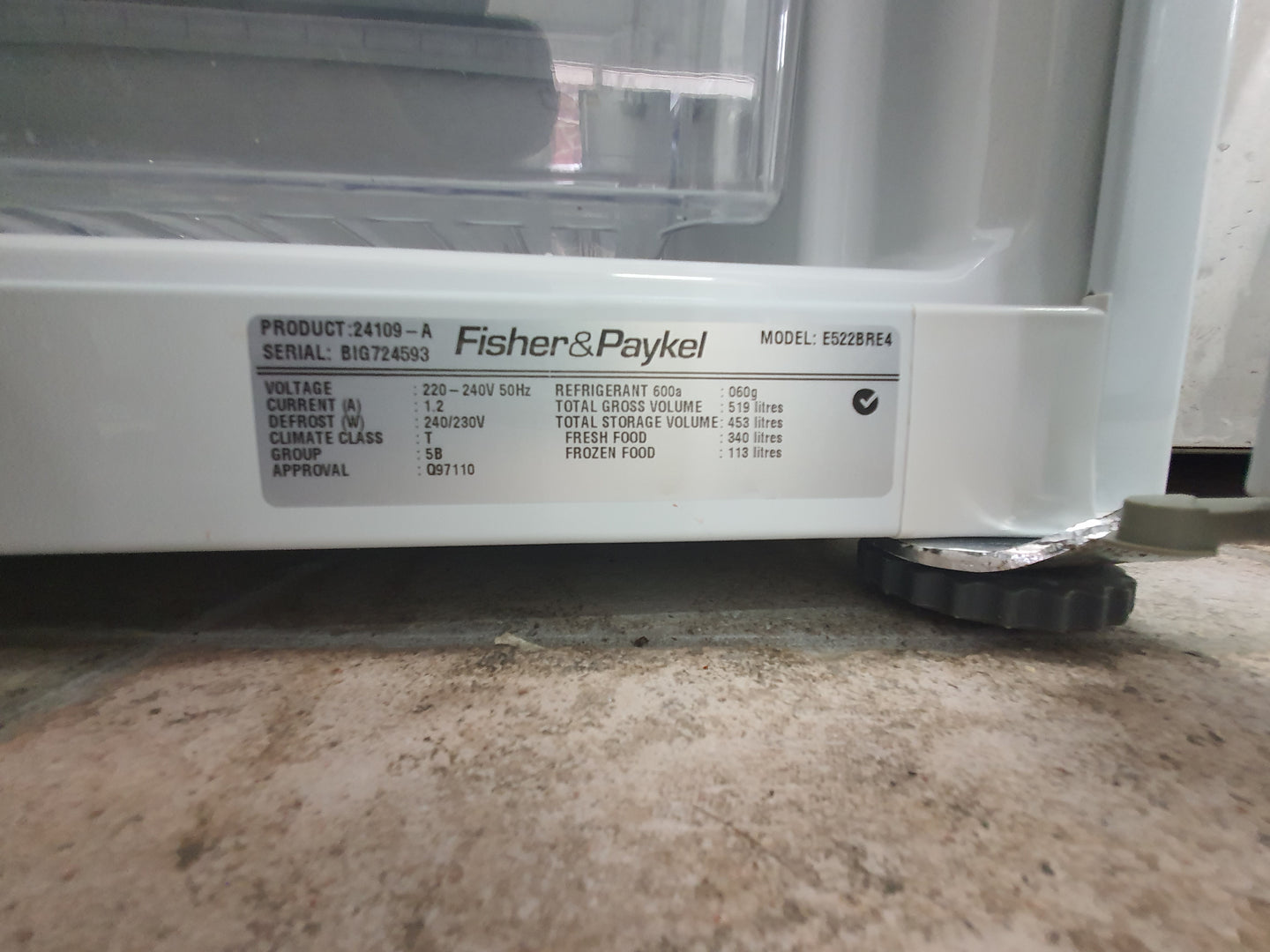 Fisher&Paykel 519L Refrigerator Cheap World Online