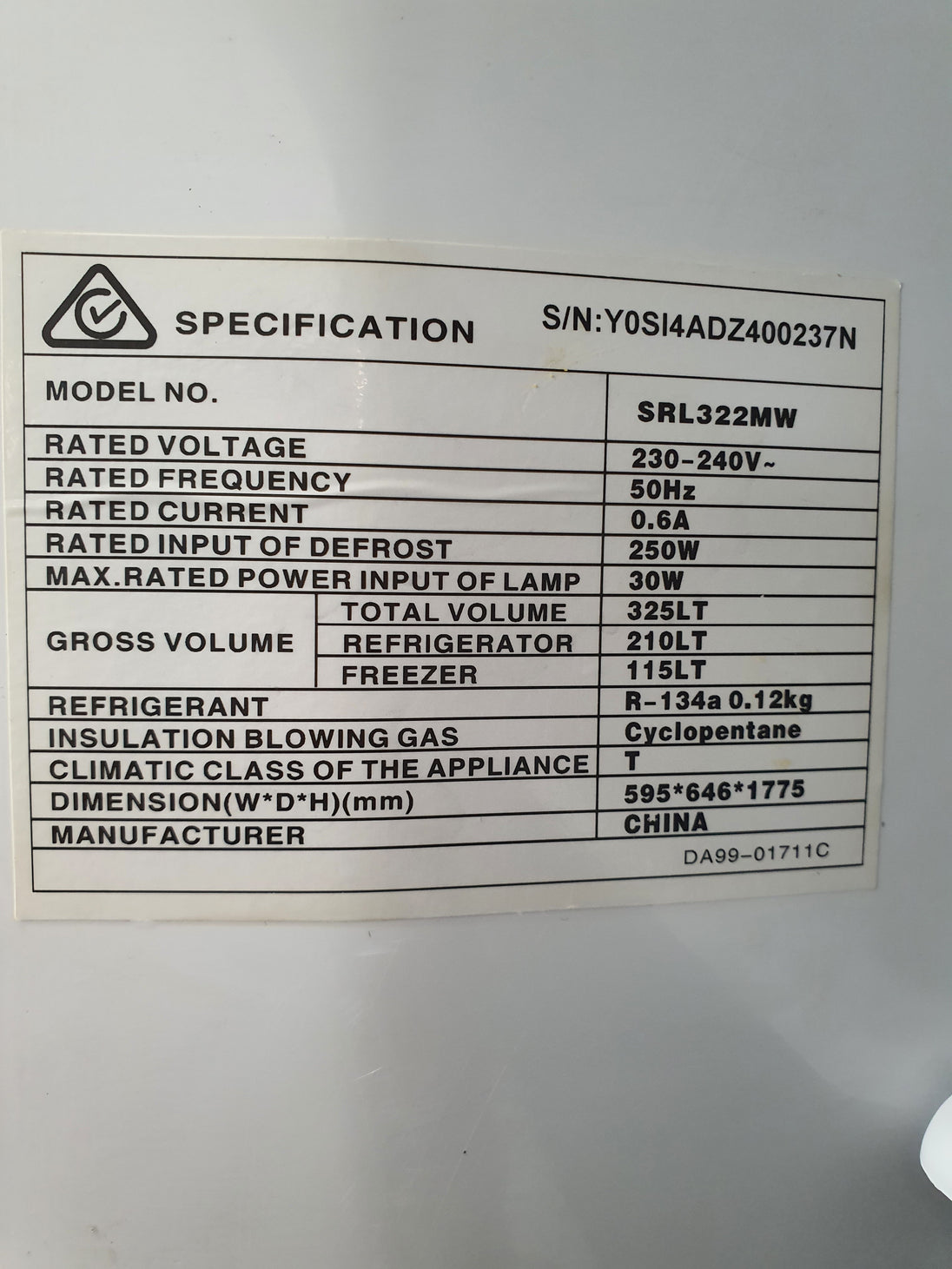 Samsung 325L Refrigerator Cheap World Online