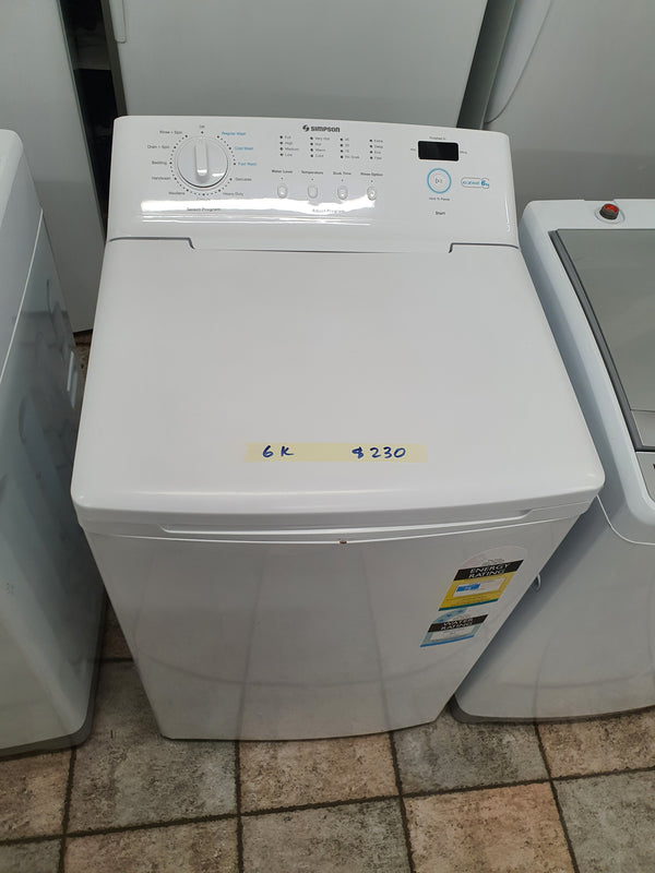 Simpson 6k Top loader washing machine Cheap World Online