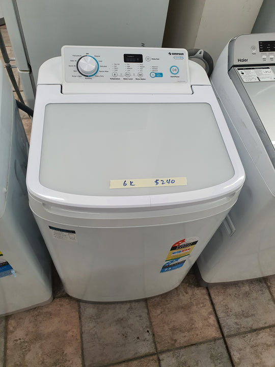 Simpson 6kg toploader washing machine Cheap World Online