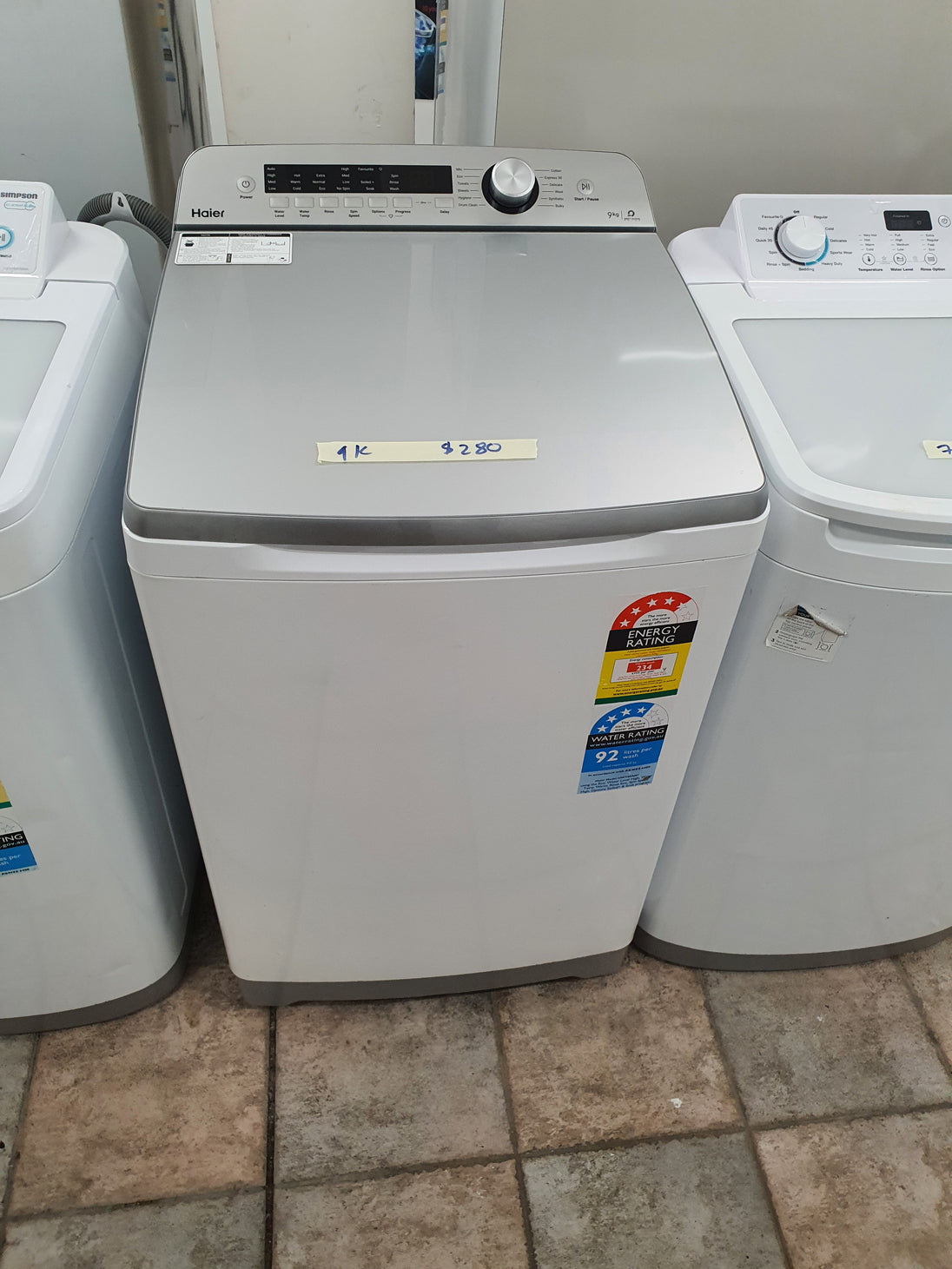 Haier 9kg top loader washing machine Cheap World Online