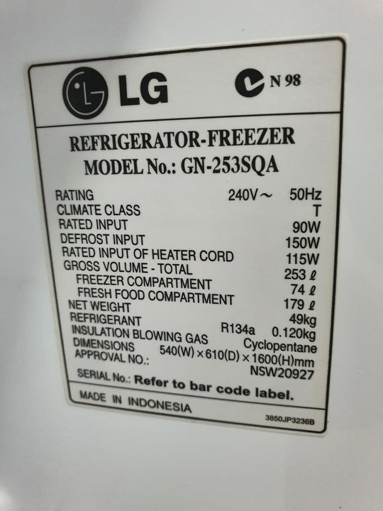 LG 253L Refrigerator Cheap World Online