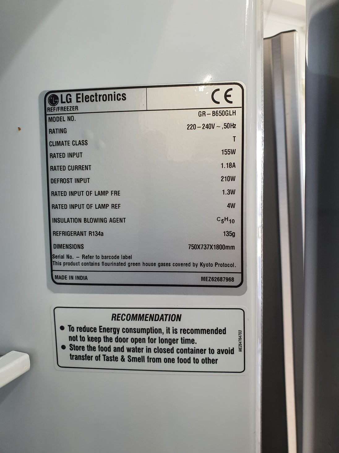 LG 496L Refrigerator Cheap World Online