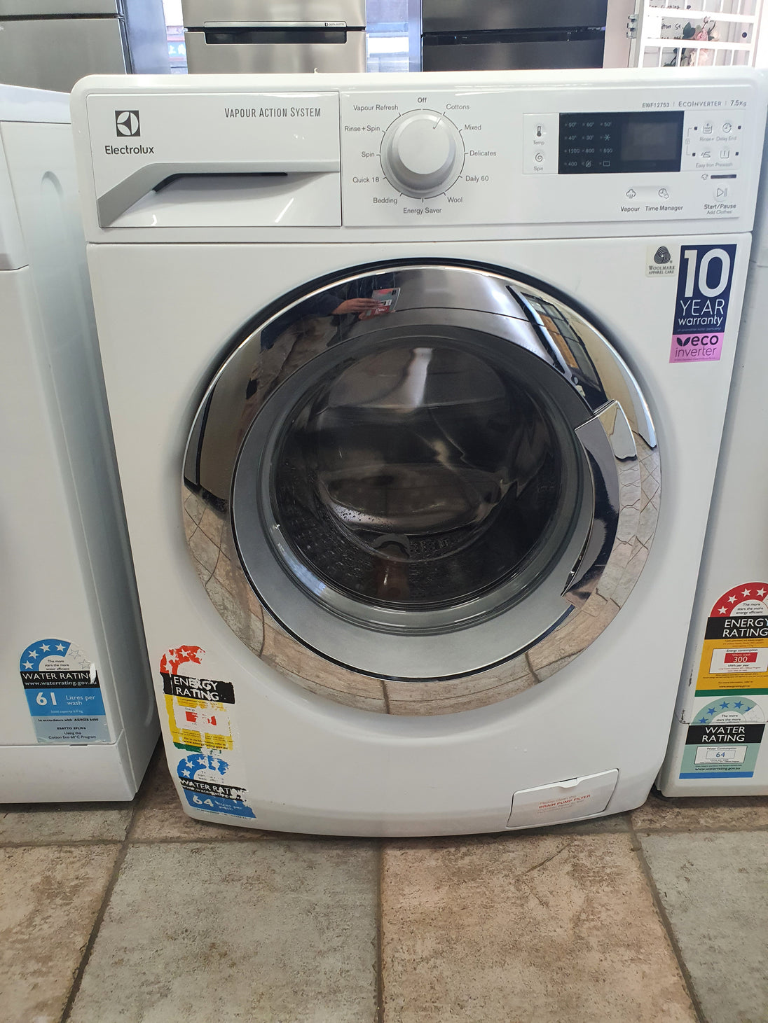 Electrolux 7.5k front loader washing machine Cheap World Online