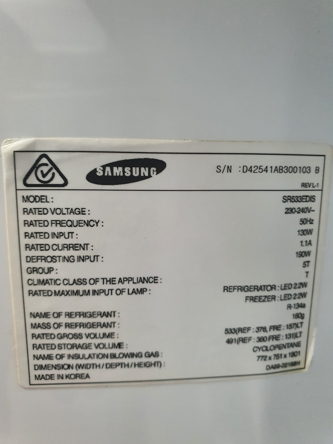 Samsung 533L Refrigerator Cheap World Online