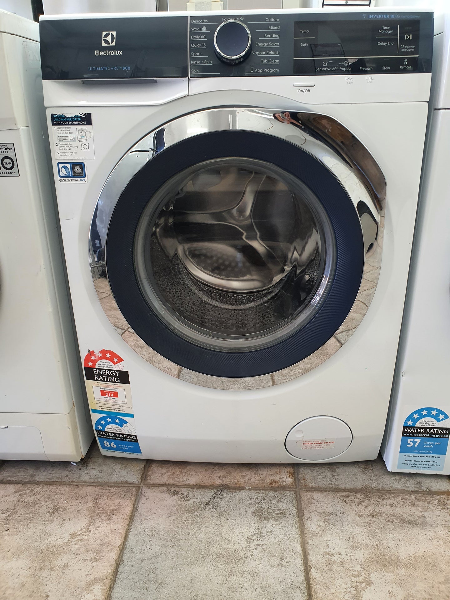 Electrolux 10kg front loader washing machine Cheap World Online