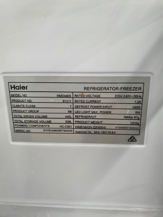 Haier french door 440L Refrigerator Cheap World Online