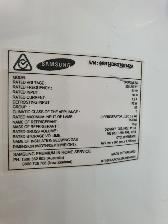 Samsung 393L Refrigerator Cheap World Online