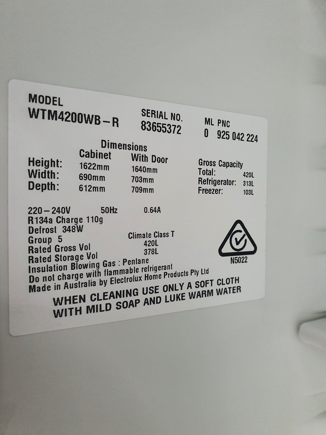 Westinghouse 420L Refrigerator Cheap World Online