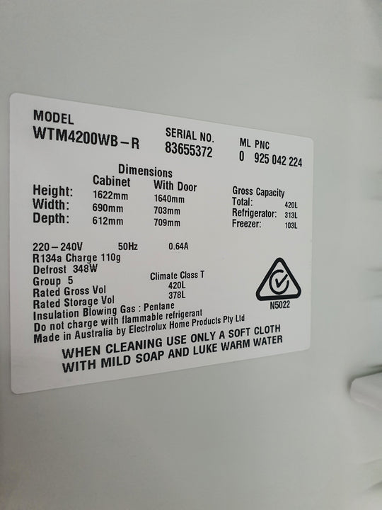 Westinghouse 420L Refrigerator Cheap World Online