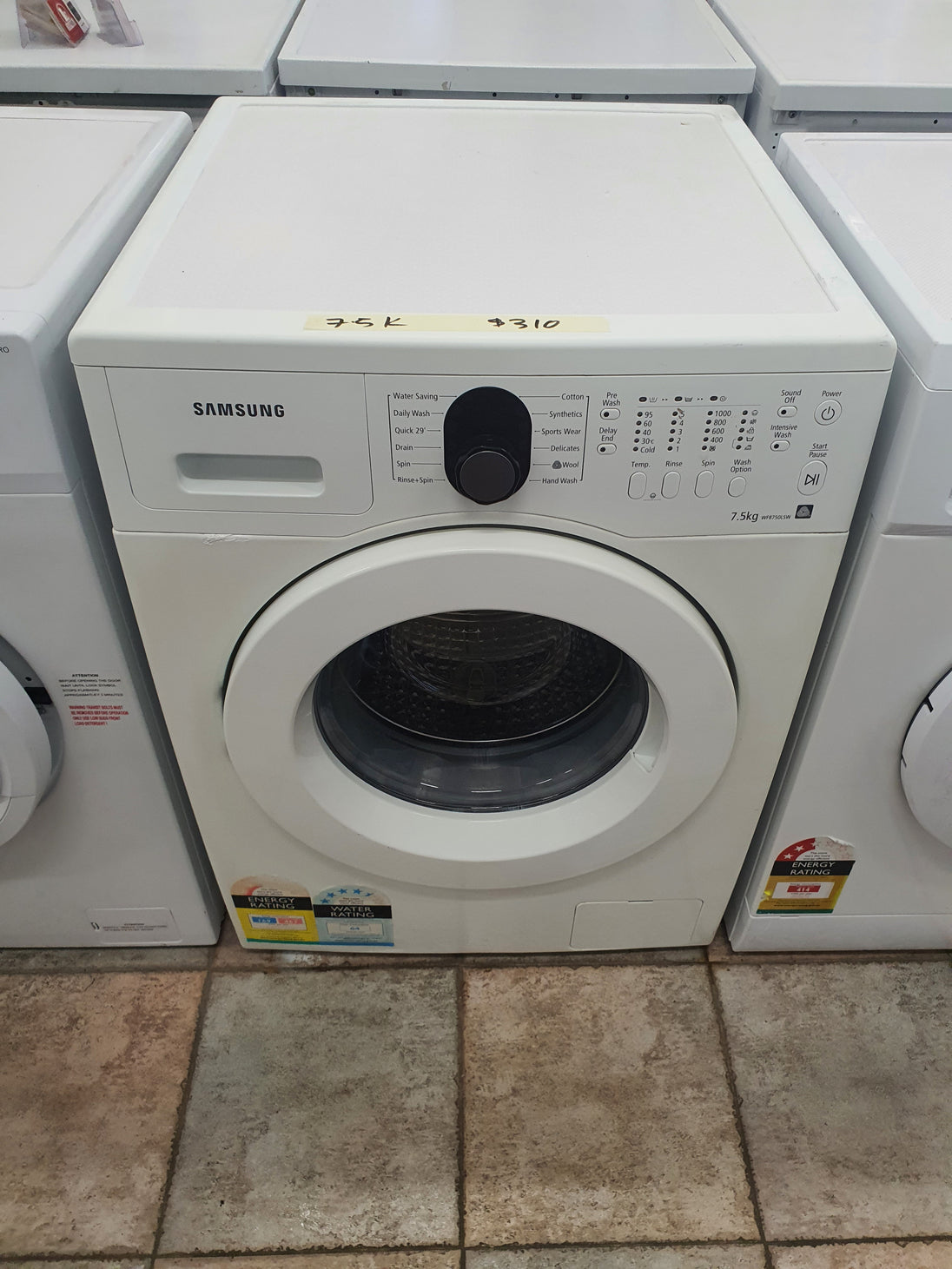 Samsung 7.5kg front loader washing machine Cheap World Online