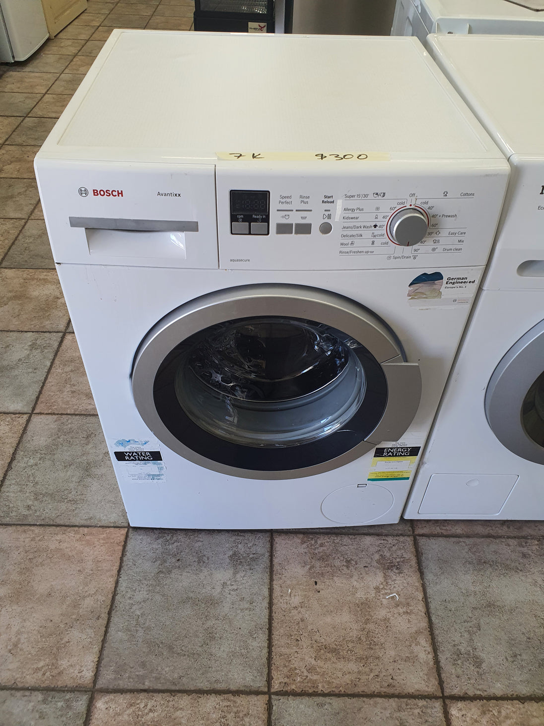 Bosch 7k front loader washing machine Cheap World Online