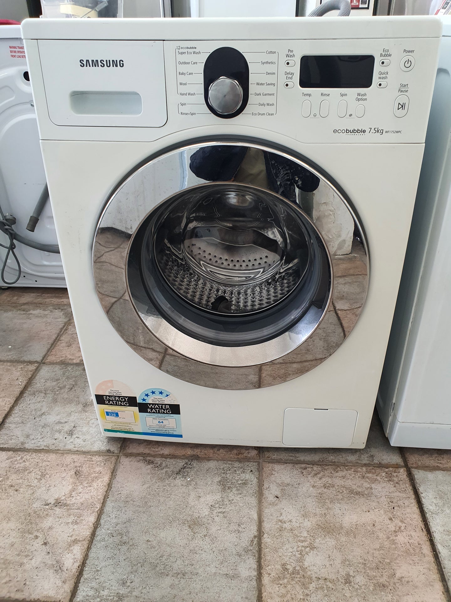 Samsung 7.5 kg front loader washing machine Cheap World Online